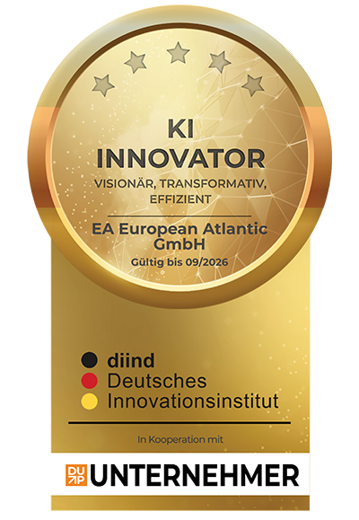 AI Innovator badge for EA European Atlantic GmbH